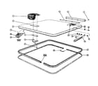 Kenmore 58764551 lid assembly diagram