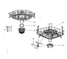 Kenmore 58764551 rack assemblies diagram