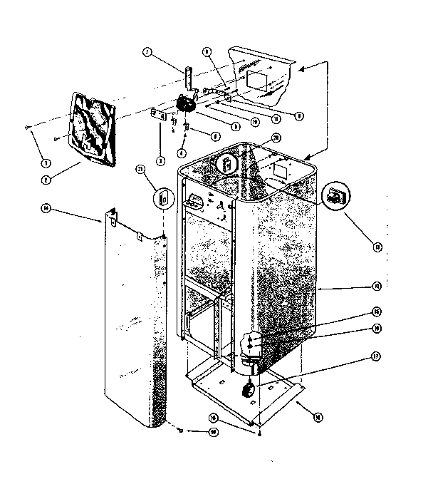 Frame and switch assembly