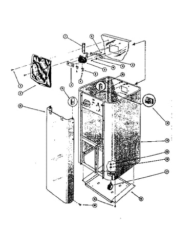 Frame and switch assembly