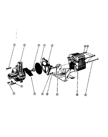 800718 pump and motor assembly
