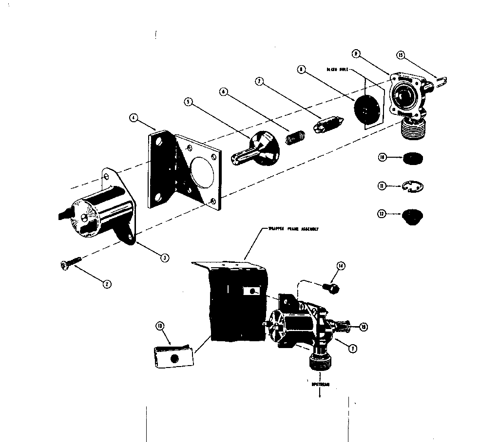 800768 water inlet valve assembly