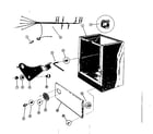 Kenmore 58764650 frame and access panel assemblies diagram