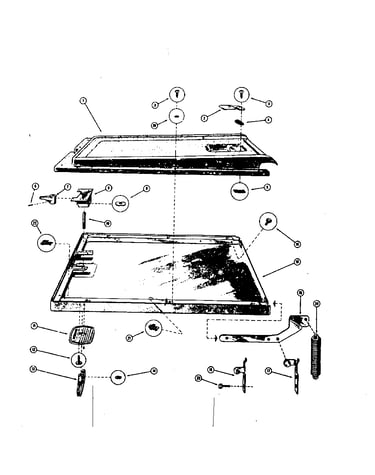 Dishwasher door assembly