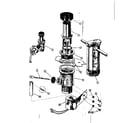 Kenmore 58764650 drain valve & overflow assembly diagram