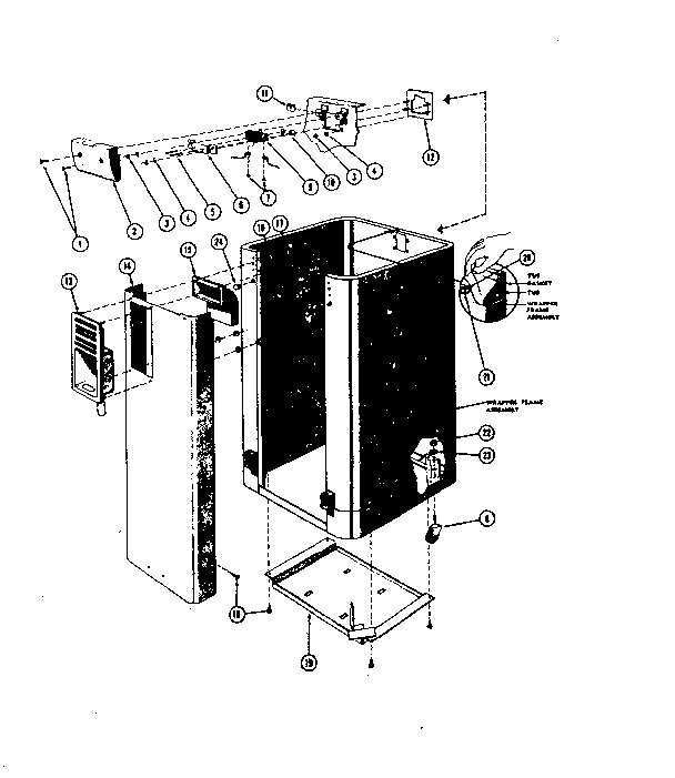 FRAME AND SWITCH ASSEMBLY