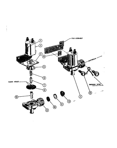 802301 water inlet valve assembly