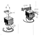 Kenmore 58764670 timer and bracket assembly diagram