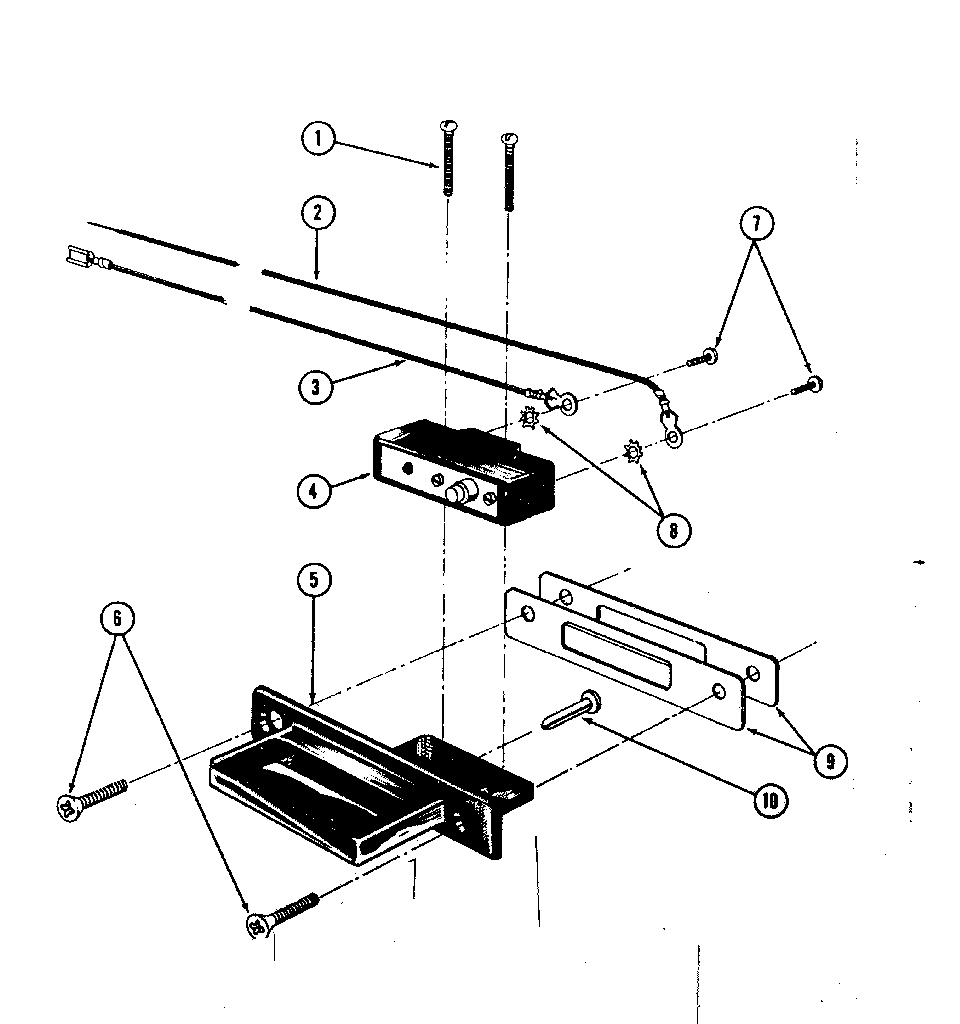 Switch and strike assembly