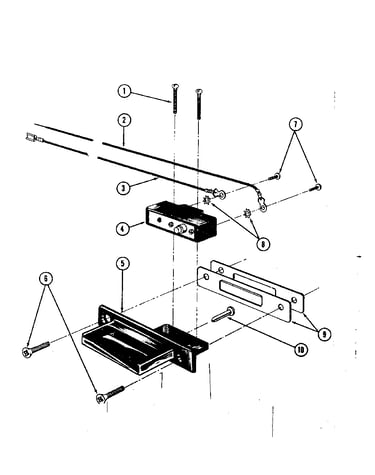 Switch and strike assembly
