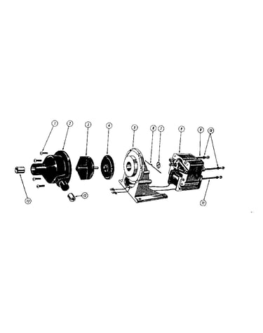 Pump and motor assembly