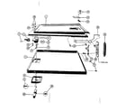 Kenmore 58764731 dishwasher door assembly diagram