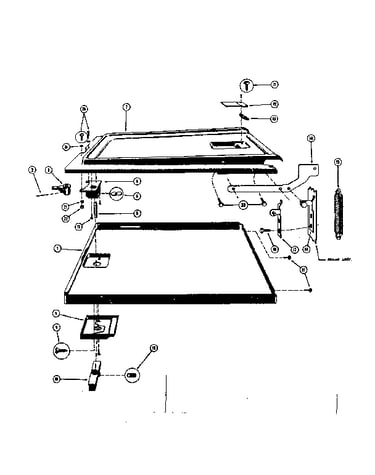 Dishwasher door assembly