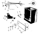 Kenmore 58764740 frame and access panel assemblies diagram