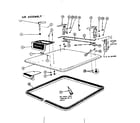 Kenmore 58764780 lid assembly diagram
