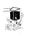 Tub, heater and pump drainage system