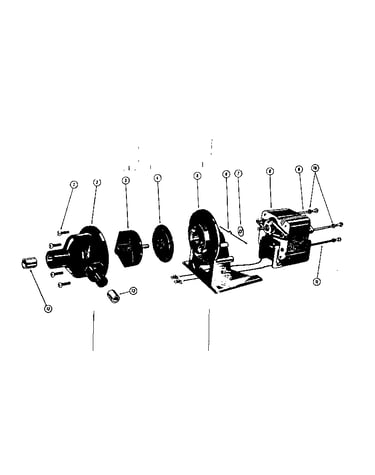 802356 pump and motor assembly