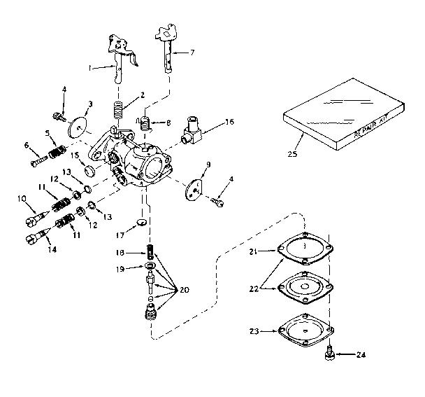 Carburetor no. 631451