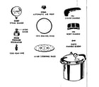 Kenmore 62051020 pressure cooker and canners diagram