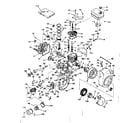 Tecumseh H35-45196H basic engine diagram