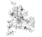 Tecumseh H35-45370H basic engine diagram