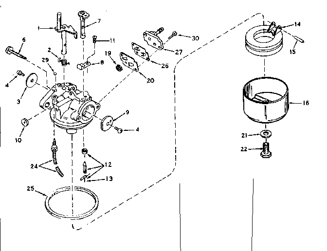 Carburetor no. 631895