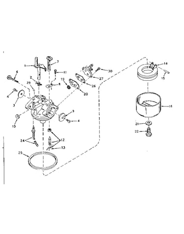 Shaft and lever assembly
