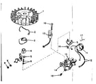 Tecumseh TYPE 642-18A magneto no.610832a diagram