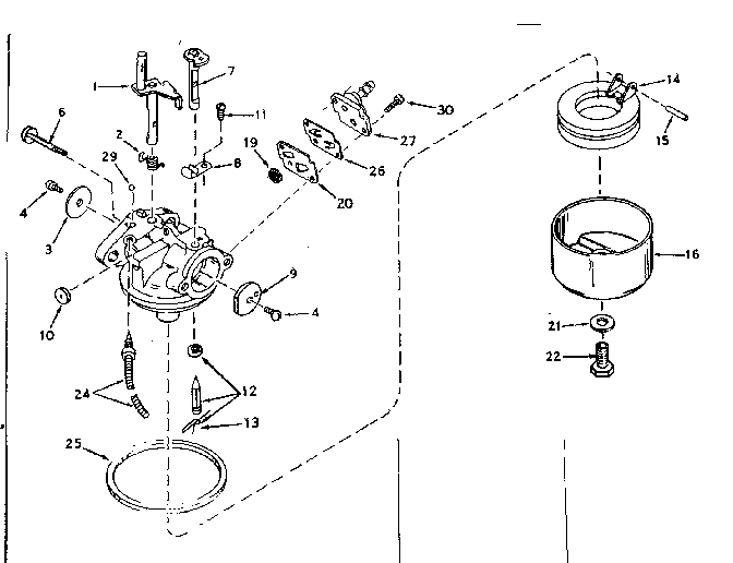 Carburetor no. 631898