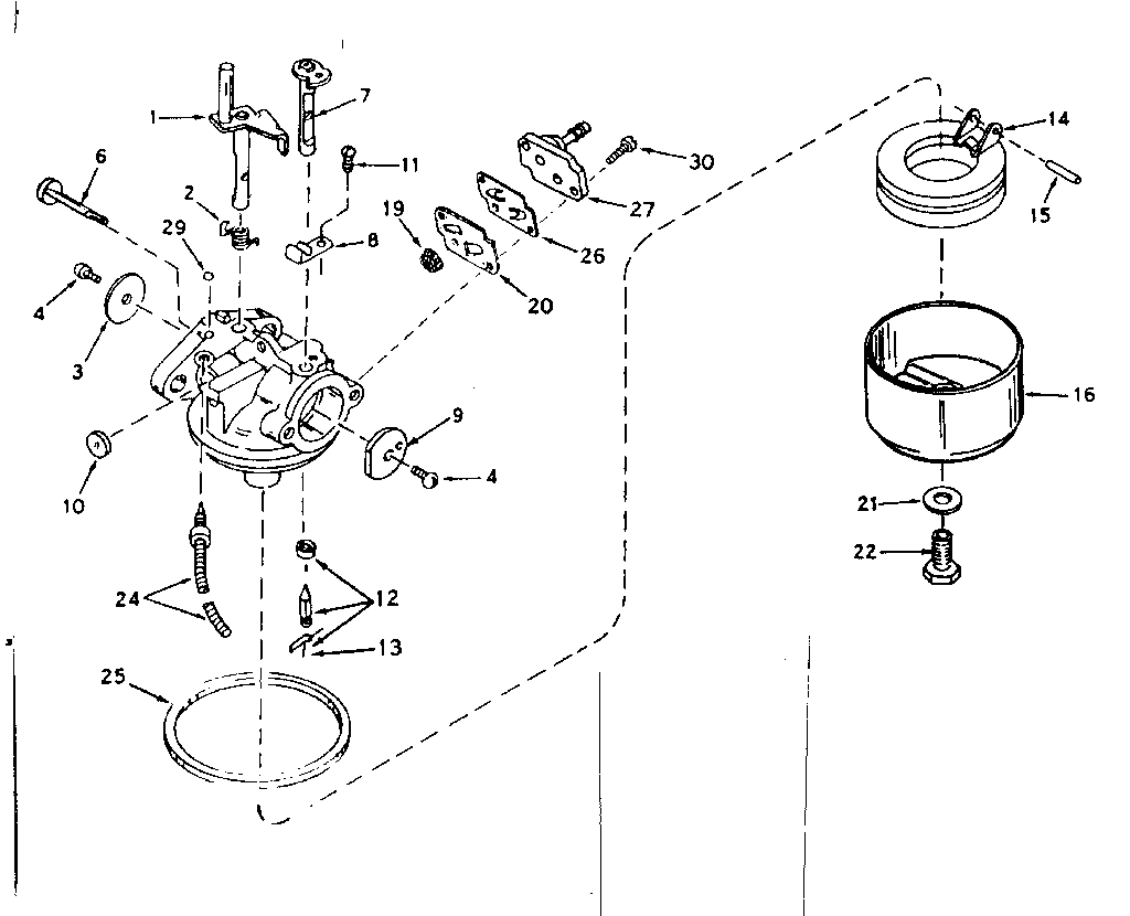 Carburetor no. 631895