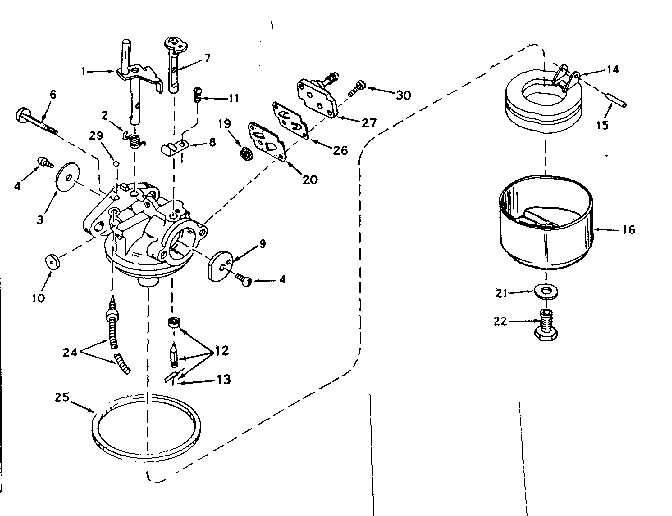 Carburetor no. 631899