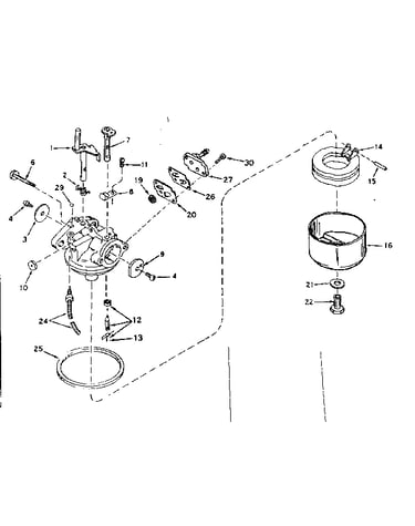 Carburetor no. 631899