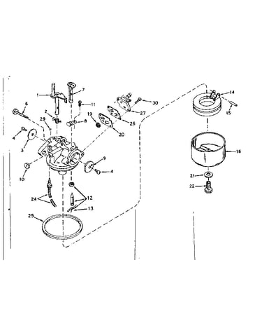 Carburetor no. 631724