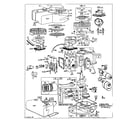Briggs & Stratton 60700 TO 60797 (907100 - 907171) replacement parts diagram