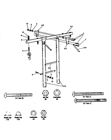 Top bar and hardware