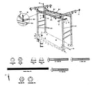 Sears 51272827-82 climber and hardware diagram