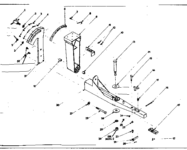Miter arm assembly