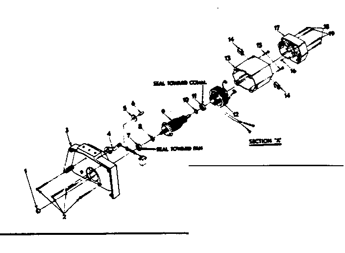 Field and armature assembly