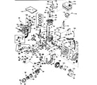 Tecumseh HS50-67208D basic engine diagram