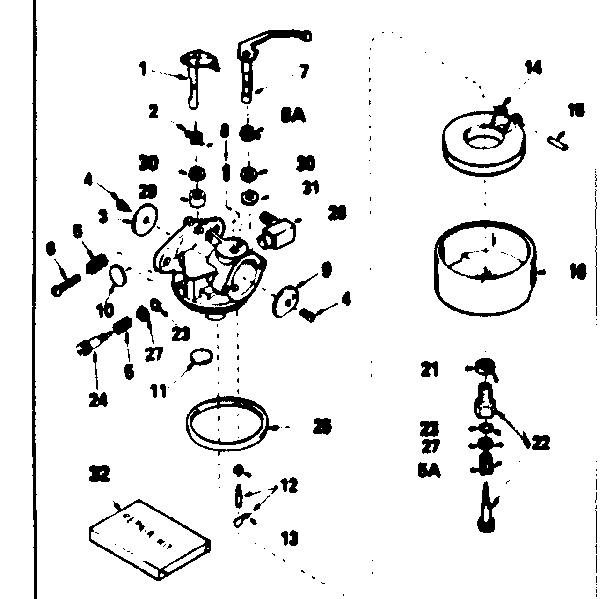 CARBURETOR NO. 631702