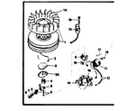 Tecumseh HS50-67208D magneto no. 611025 diagram
