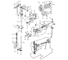 Kenmore 3851233280 presser bar assembly diagram