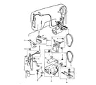 Kenmore 3851233280 motor assembly diagram