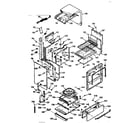 Kenmore 1037747160 lower body section diagram