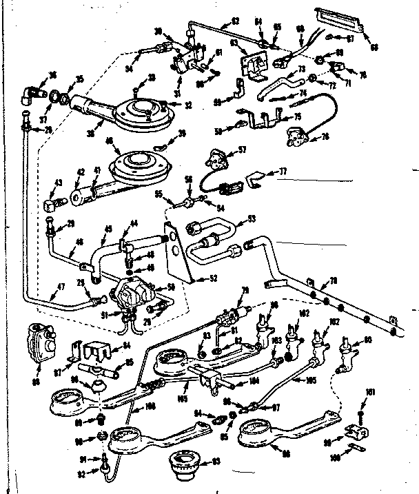 Burner section