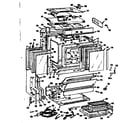 Kenmore 1037806640 upper oven section diagram