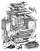 Upper oven section