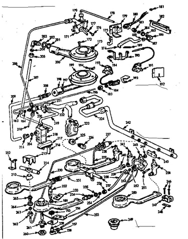 Upper burner section