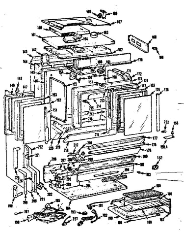 Upper oven section