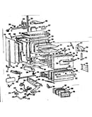 Lower oven and burner section
